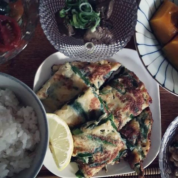 美味しいおかず！長芋とニラの簡単チヂミ