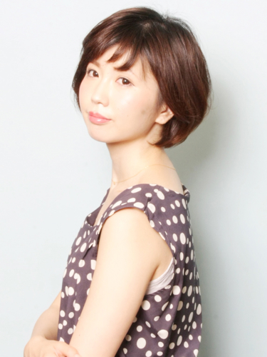 清楚な大人女性のボブヘアスタイル