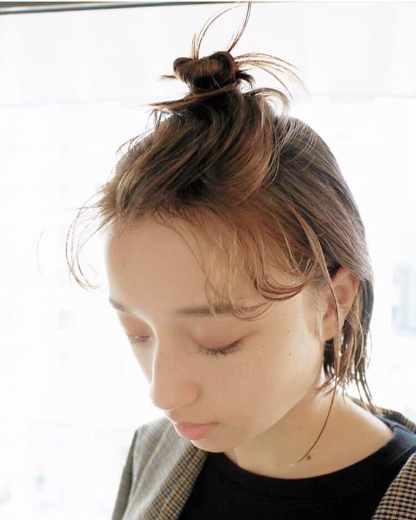 丸顔の可愛さ引き出すヘアスタイル