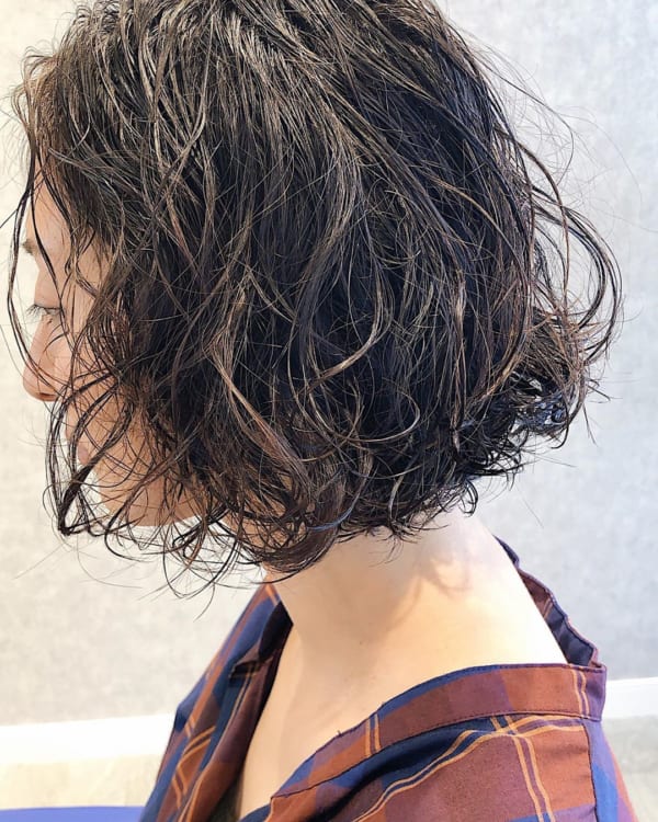 品良くかっこいい50代のボブヘアスタイル