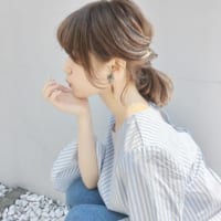 大人可愛いの鉄板♡《前髪あり×ポニーテール》のおしゃれなヘアアレンジ特集