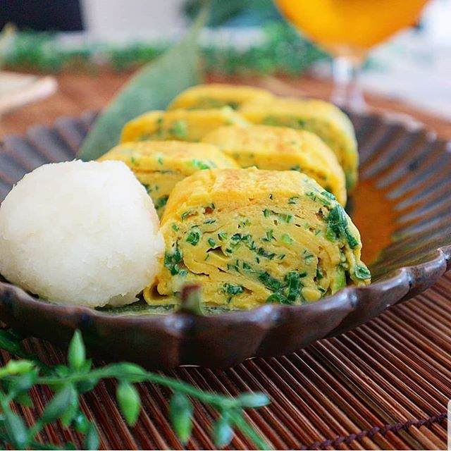 カレーうどんの料理に！九条ネギの簡単卵焼き