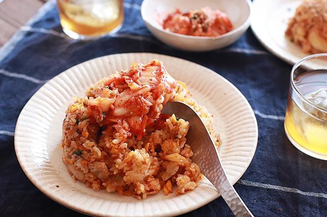 悪玉菌をなくす食べ物！豚キムチチャーハン