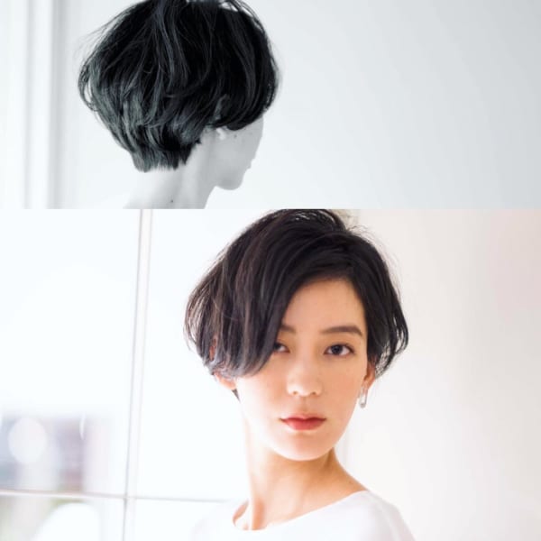 知的で女性らしいヘアスタイル