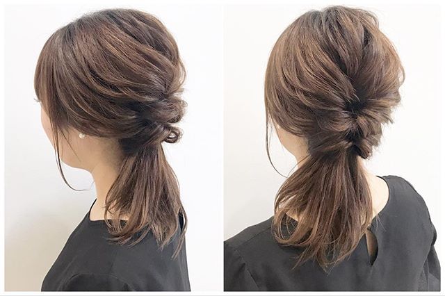 巻かなくても華のあるヘアアレンジ