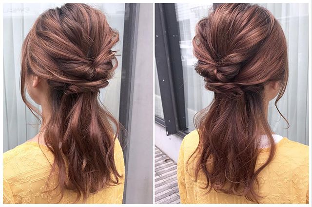 上品に決めたい夏の日のヘアアレンジ