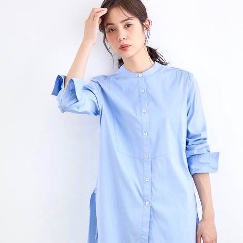 この春 シャツは長め丈にシフト spring シャツチュニックコーデ特集 Folk