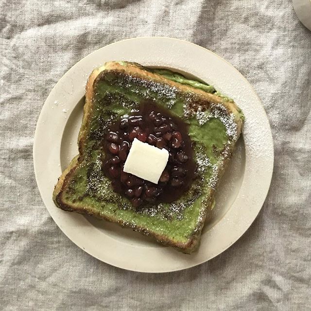 抹茶でアレンジ！甘いフレンチトースト