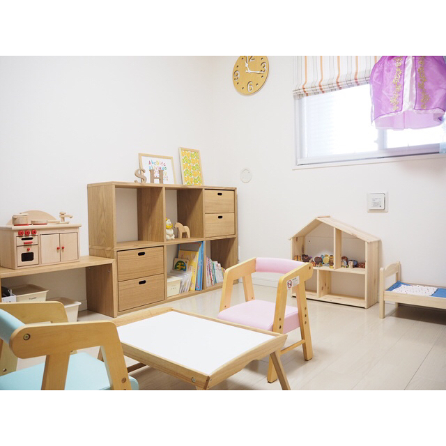 子供部屋がおしゃれになるスタッキングシェルフ