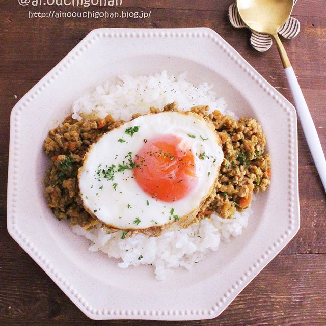 誕生日メニューに簡単レシピ！ドライカレー