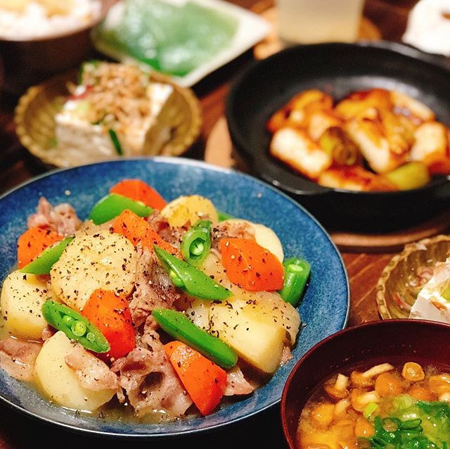 日本酒に合う煮物おつまみに！簡単塩肉じゃが