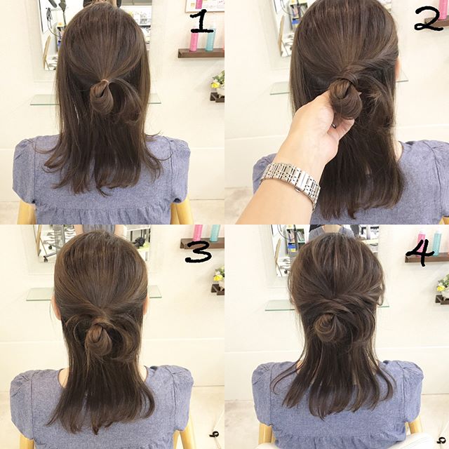 大人を手軽に可愛くするヘアアレンジ