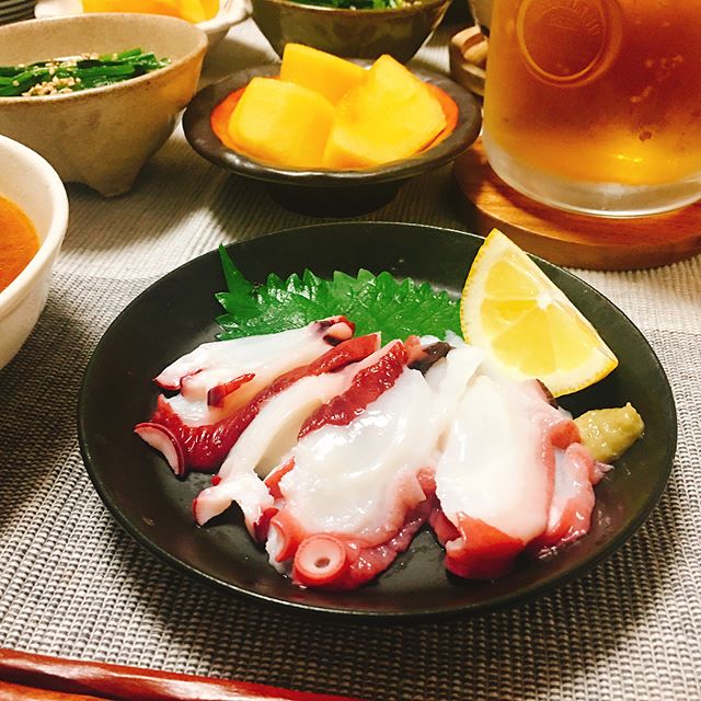 美味しいおつまみに！簡単水ダコの刺身