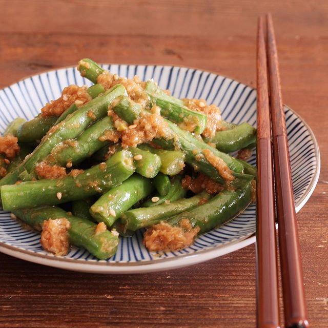 大量消費できる食べ方！いんげんのゴママヨナムル