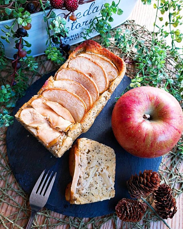 ピクニックに！簡単りんごと紅茶のパウンドケーキ