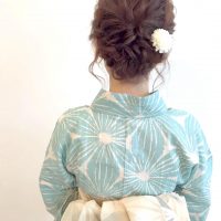 浴衣はくるりんぱの髪型がおすすめ♪大人女子に似合うモテヘアアレンジ特集！