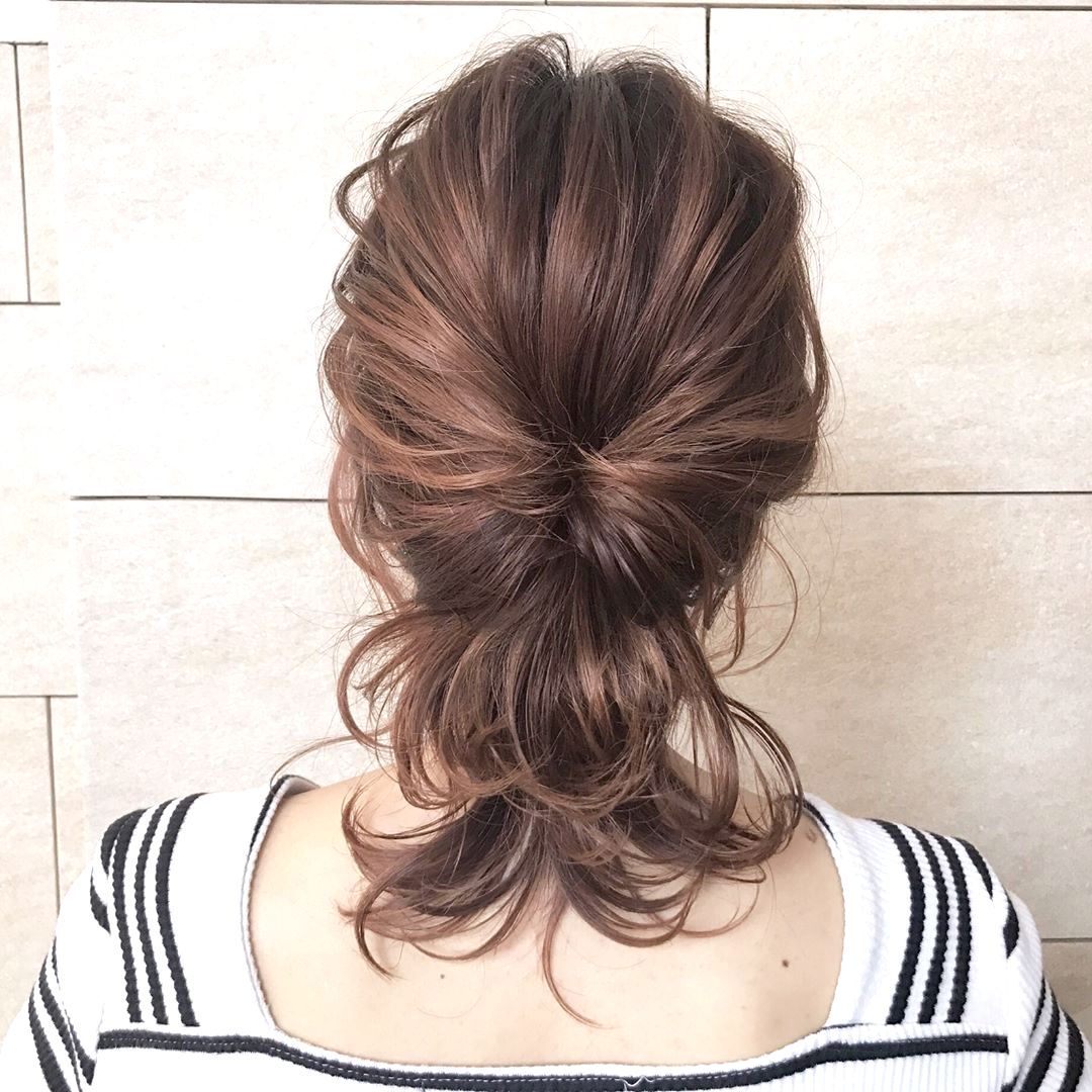 簡単なのにこなれ感up ボブ ハーフアップ の愛されヘアアレンジ特集 Folk