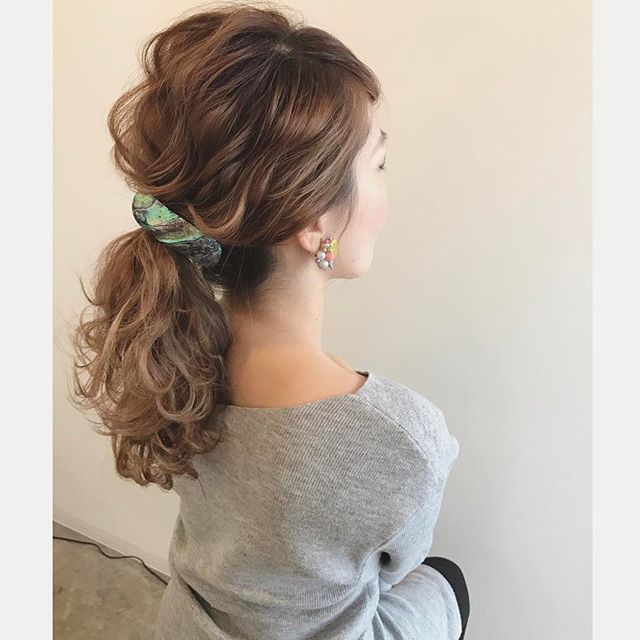 秋のおすすめヘアアレンジ《ロング》4