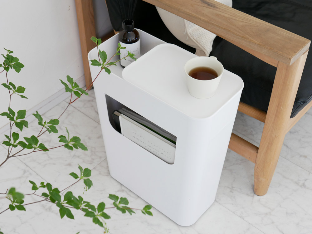 たっぷり収納できる シンプルでお部屋に馴染む サイドワゴン Folk