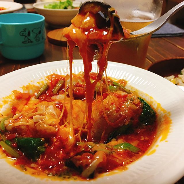 洋食の煮物に！チキンとなすのトマト煮