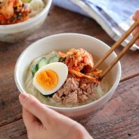 【連載】ムシムシする日はさっぱりごはん！そうめんで作るカンタン冷麺♪