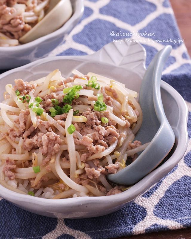 人気の節約レシピ！あんかけもやし丼