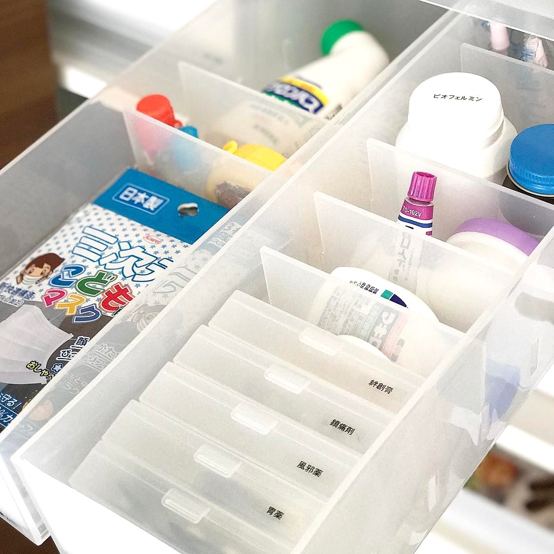薬収納も キャンドゥetc で プチプラアイテムを活用して上手な収納を作ろう Folk