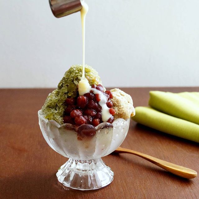 美味しいスイーツレシピ！冷たい抹茶のかき氷