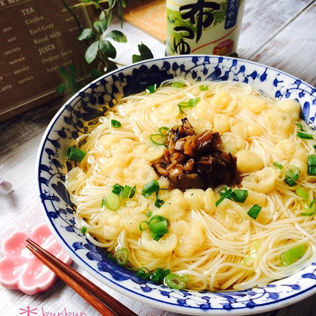 朝食メニューに！あったかにゅうめん