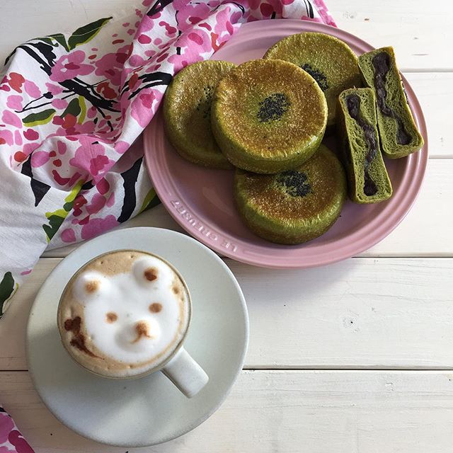 美味しい人気スイーツ！平焼きあんぱん抹茶