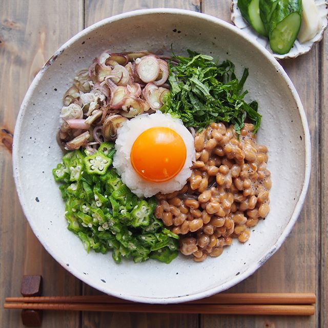 ダイエットメニュー！朝食に納豆おろし蕎麦