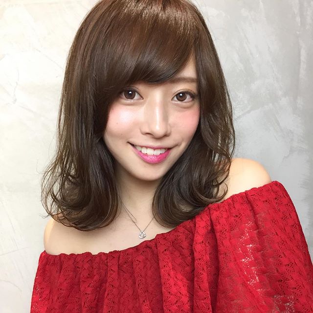 セミロングさん向け髪色15