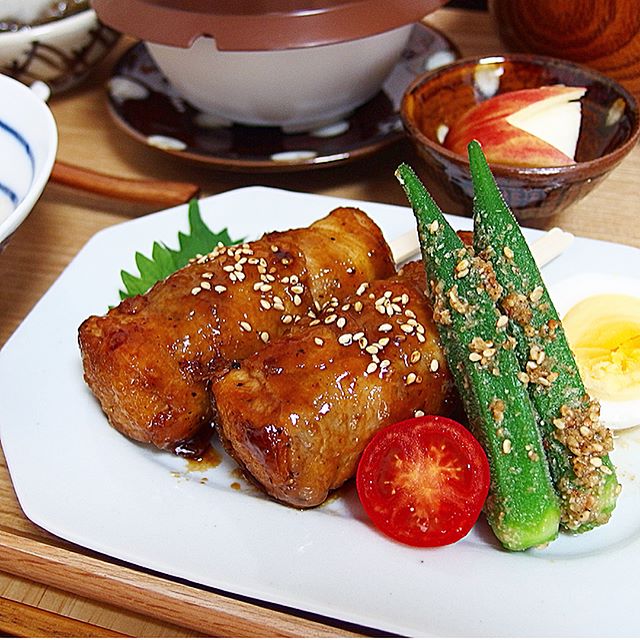 早い簡単！生姜焼き風厚揚げの豚肉巻き