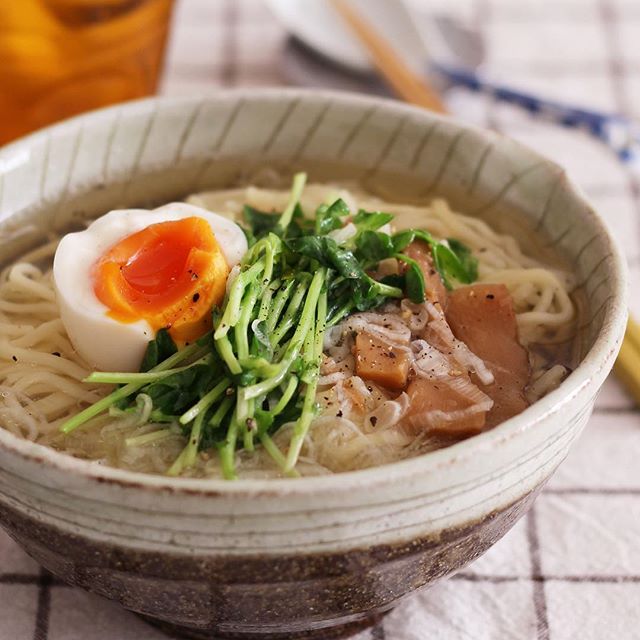 子供の晩ご飯に！手作り塩ラーメン