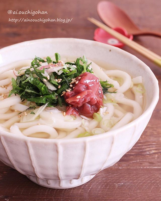 何もしたくない時の楽チンご飯！梅うどん