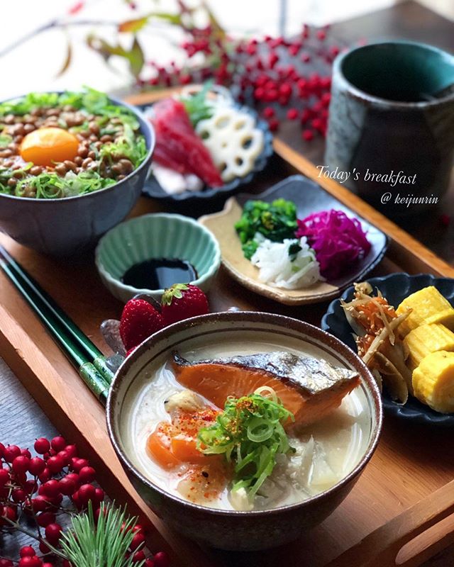 関西の定番和食！鮭入り粕汁