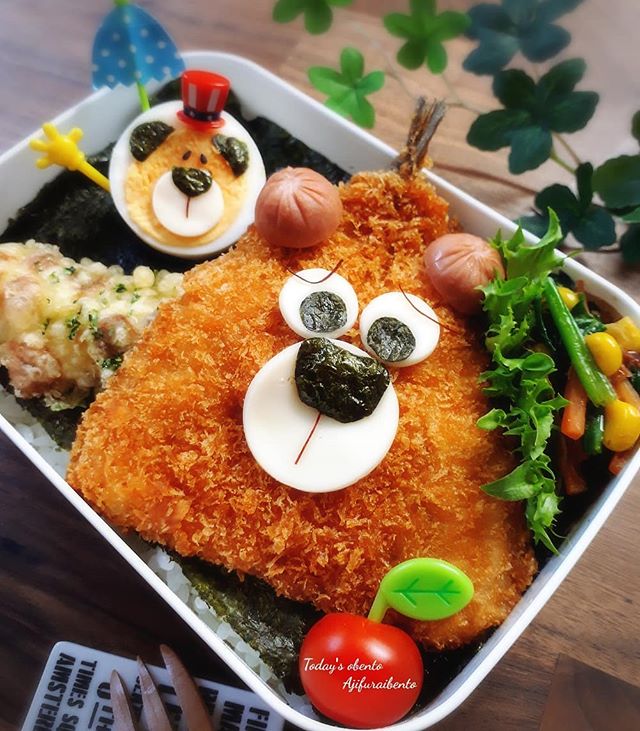 ガッツリ食べたいランチに！アジフライ丼弁当