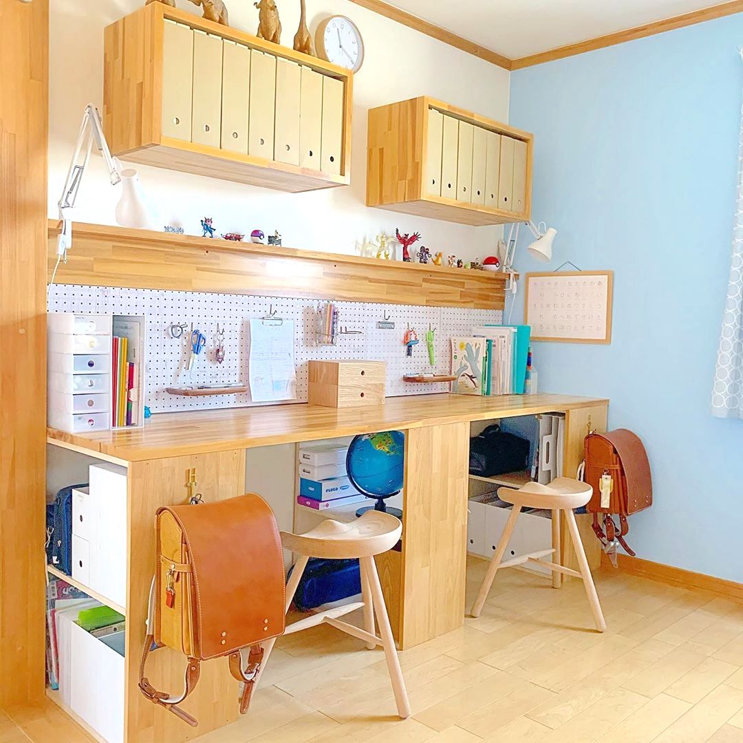 兄弟姉妹の2人部屋でもおしゃれに シンプルで過ごすやすい子供部屋インテリア Folk