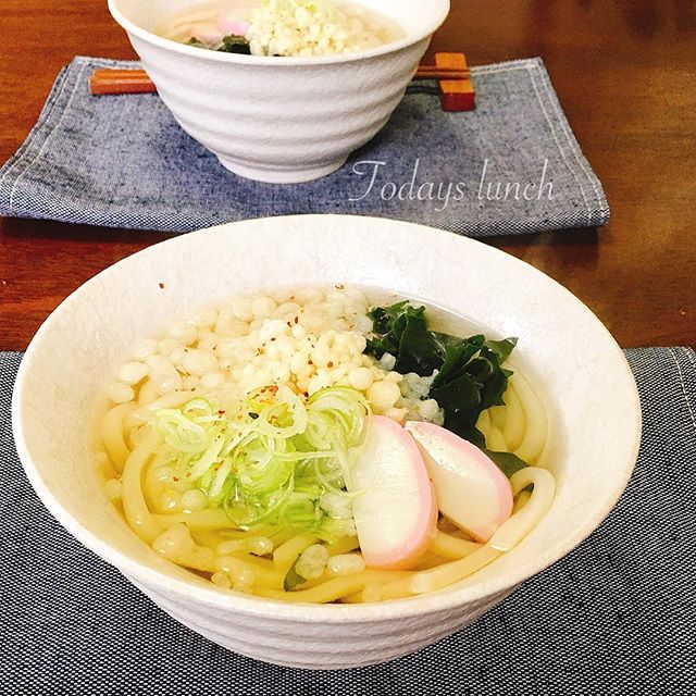 シンプルで美味しい。簡単たぬきうどん