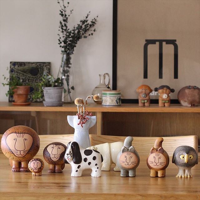 北欧インテリアに加えたい♪ほっこり癒される《リサラーソン》の