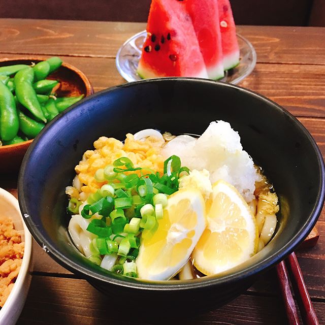 お手軽にできる。ぶっかけ冷やしうどん