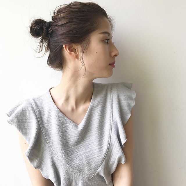 ストレートヘアアレンジ16