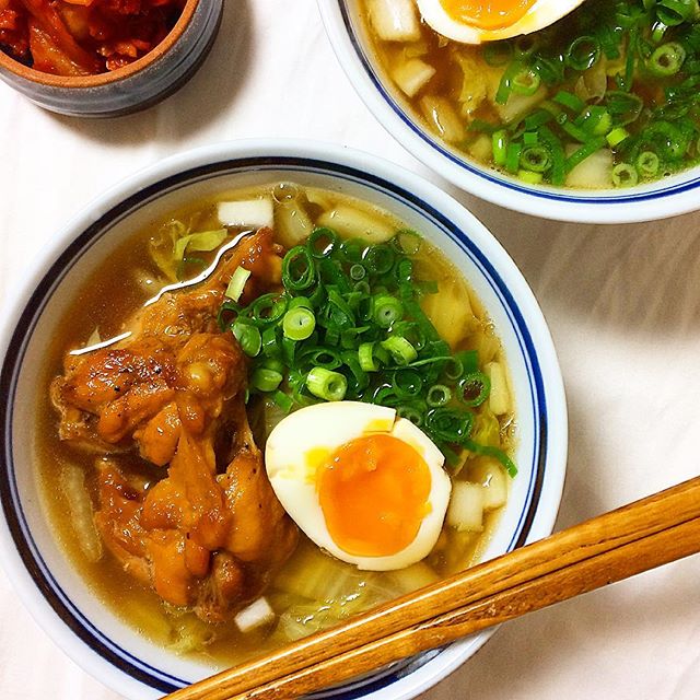 困ったらラーメン！手羽元チャーシュー麺