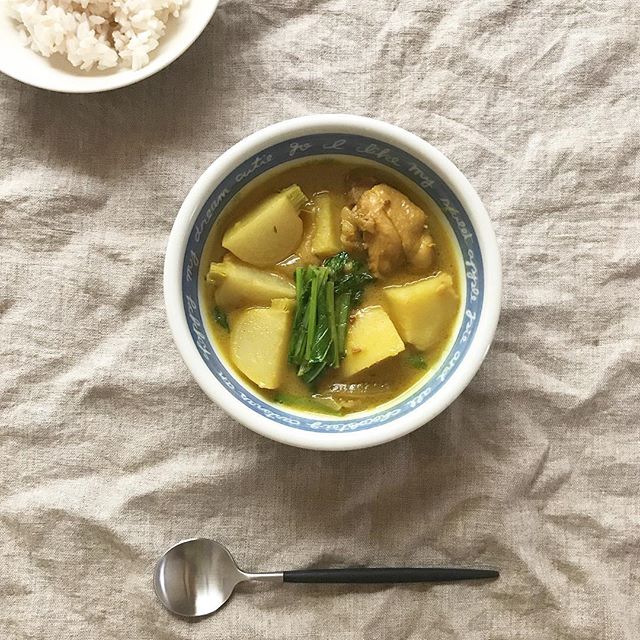 美味しいレシピ。ごろごろ野菜とチキンカレー