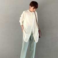 【UNIQLO】のくすみカラーパンツで作る！おしゃれな大人女子コーデまとめ