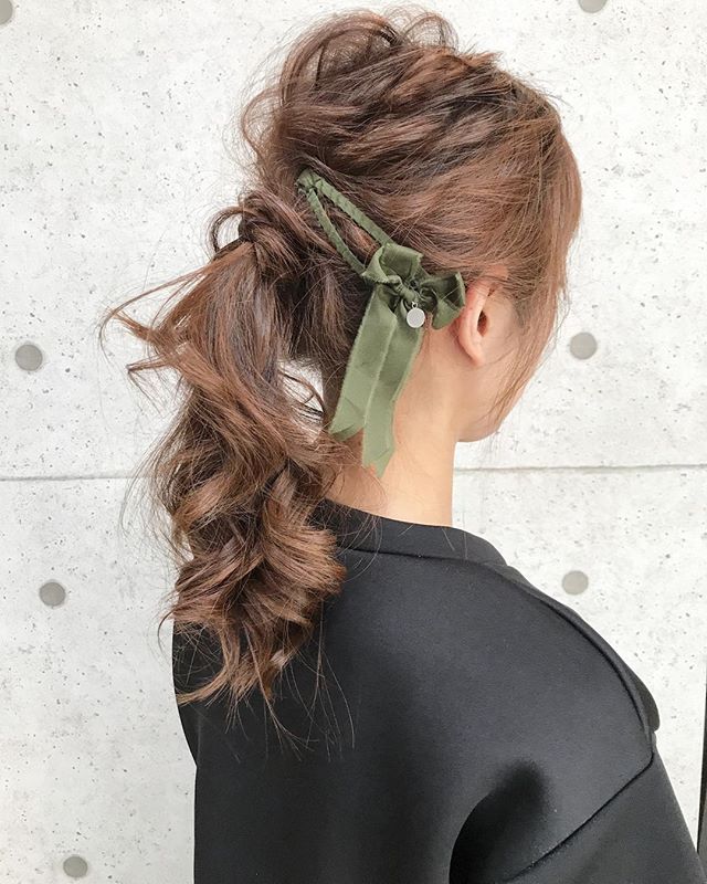 ビッグアクセの簡単ヘアピンアレンジ