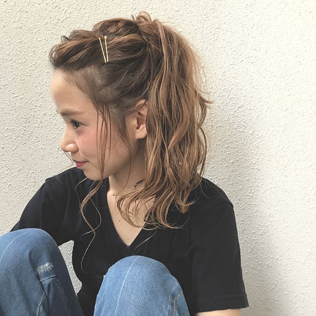 ふんわり前髪の簡単ヘアピンアレンジ