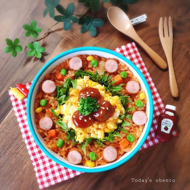 簡単かわいい！お弁当レシピ《ご飯もの＆丼》6