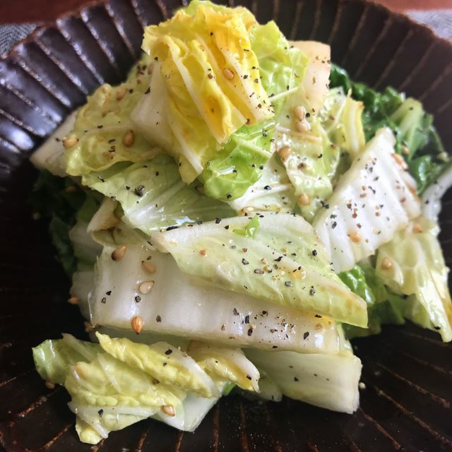 簡単な夕飯のメニューに。やみつき白菜