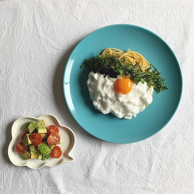 フワフワで最高！メレンゲ和風パスタ